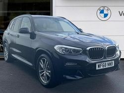 Black Used 2018 BMW X3 M Sport SUV | £25,436 (Fair price)