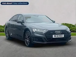 Grey Used 2021 Audi A8 Black Edition Sedan | £33,931 (Fair price)