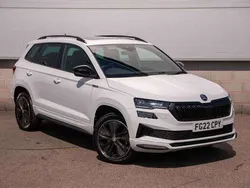 White Used 2022 Skoda Karoq SportLine SUV | £23,995 (Fair price)