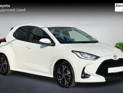 White New 2025 Toyota Yaris Hybrid Design Hatchback | £21,606 (Fair price)