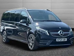 Black Used 2024 Mercedes V300 AMG line MPV | £65,990 (Fair price)