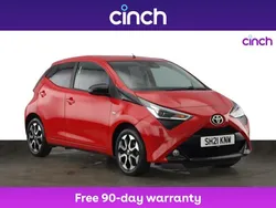Red Used 2021 Toyota Aygo Trend Hatchback | £9,589 (Fair price)