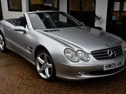 Silver Used 2005 Mercedes SL350 Cabriolet | £7,995 (A bit pricey)