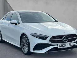 White Used 2024 Mercedes A200 AMG Line Premium Plus Sedan | £27,577 (A bit pricey)