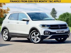 White Used 2022 VW T-Cross SEL SUV | £17,154 (Expensive)