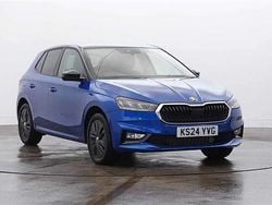 Race blue metallic black magic pearl effect Used 2024 Skoda Fabia Colour Edition Hatchback | £18,295 (Fair price)