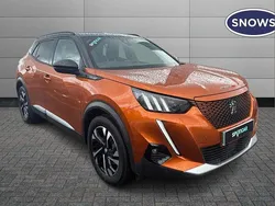 Orange Used 2021 Peugeot e-2008 GT SUV | £13,455 (Fair price)