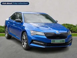 Blue Used 2023 Skoda Superb SportlinePlus Hatchback | £26,009 (Fair price)
