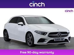 White Used 2019 Mercedes A200 AMG line Hatchback | £14,199 (Fair price)