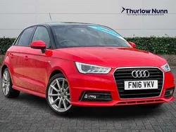 Red Used 2016 Audi A1 Sportback S-Line Hatchback | £11,899 (Fair price)