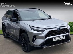 Silver Used 2022 Toyota RAV4 Hybrid SUV | £30,684 (A bit pricey)