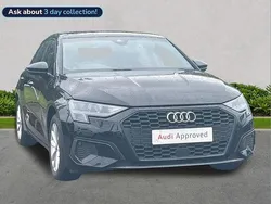 Black Used 2023 Audi A3 Advanced Hatchback | £18,966 (Good price)