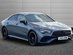 Mountain grey Used 2024 Mercedes CLA200 AMG Line Premium Plus Sedan | £31,888 (Fair price)