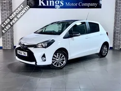 White Used 2017 Toyota Yaris Hatchback | £8,990 (Fair price)