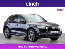 Blue Used 2018 Audi Q5 S-Line SUV | £19,549 (Fair price)