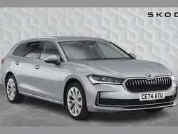 Pebble silver metallic Used 2024 Skoda Superb SE L Estate | £31,000