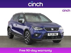 Blue Used 2021 Seat Arona FR Sport SUV | £14,349 (Fair price)