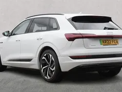 White Used 2022 Audi e-tron Black Edition SUV | £30,253 (Fair price)