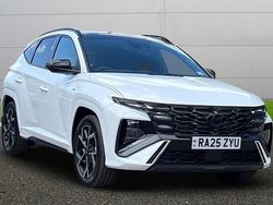 White New 2025 Hyundai Tucson N Line SUV | £28,995 (A bit pricey)