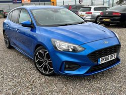 Blue Used 2018 Ford Focus ST-Line X Hatchback | £9,495 (A bit pricey)