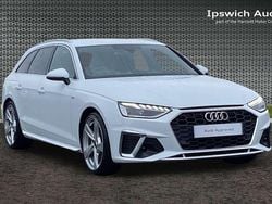 White Used 2023 Audi A4 S-Line Estate | £25,997 (Fair price)