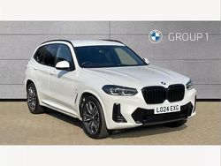 White Used 2024 BMW X3 M Sport SUV | £38,450 (Fair price)