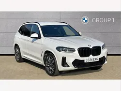 White Used 2024 BMW X3 M Sport SUV | £41,550 (Expensive)