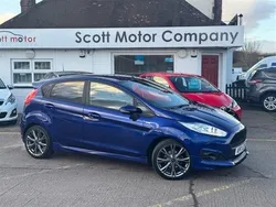 Blue Used 2017 Ford Fiesta ST-Line Hatchback | £8,399 (Fair price)