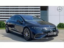 Blue Used 2022 Mercedes EQS450+ AMG Line Premium Sedan | £49,602