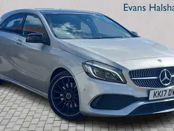 Silver Used 2017 Mercedes A220 AMG Line Premium Plus Hatchback | £12,340 (Fair price)
