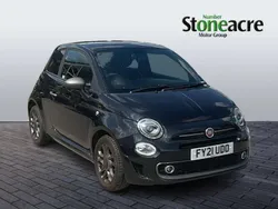 Black Used 2021 Fiat 500 Sport Hatchback | £9,995 (Fair price)