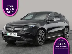 Black Used 2021 Mercedes EQC400 AMG line SUV | £27,646 (Fair price)