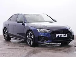Blue Used 2024 Audi A4 Black Edition Sedan | £28,395 (Fair price)