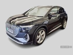 Black Used 2021 Audi Q4 e-tron S-Line SUV | £24,450 (Fair price)