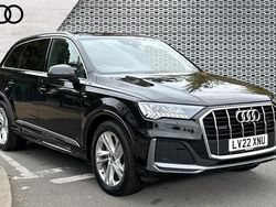 Black Used 2022 Audi Q7 S-Line SUV | £39,032 (Fair price)