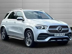 Silver Used 2021 Mercedes GLE350 AMG line Estate | £43,990 (A bit pricey)