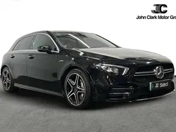 Black Used 2020 Mercedes A35 AMG Executive Hatchback | £20,695 (Fair price)