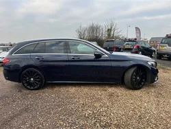 Blue Used 2016 Mercedes C250 AMG line Estate | £15,750 (Fair price)