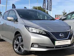 Silver Used 2021 Nissan Leaf Tekna Hatchback | £11,899 (Fair price)