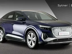 Blue Used 2023 Audi Q4 Sportback e-tron S-Line SUV | £31,000