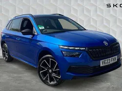 Race blue metallic Used 2023 Skoda Kamiq Monte Carlo SUV | £22,500 (Fair price)