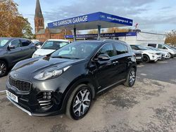 Black Used 2016 Kia Sportage GT-Line SUV | £9,999 (Fair price)