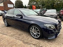 Blue Used 2019 Mercedes E220 AMG line Sedan | £17,990 (Good price)