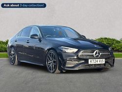 Black Used 2024 Mercedes C220 AMG Line Premium Plus Sedan | £37,933