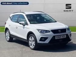 White Used 2019 Seat Arona SE Technology SUV | £10,135 (Fair price)