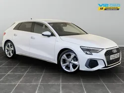 White Used 2022 Audi A3 S-Line Hatchback | £22,295 (Good price)