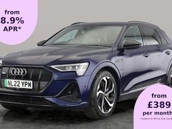 Blue Used 2022 Audi e-tron Black Edition SUV | £25,553 (Fair price)