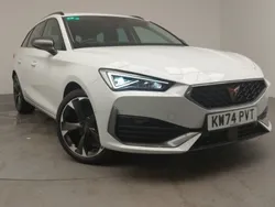 White New 2024 Cupra Leon Estate | £24,498 (Good price)