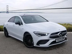 White Used 2023 Mercedes CLA35 AMG Premium Plus Coupe | £36,290 (A bit pricey)