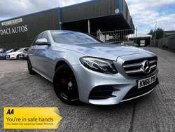 Silver Used 2016 Mercedes E220 AMG Line Premium Plus Sedan | £16,495 (Expensive)